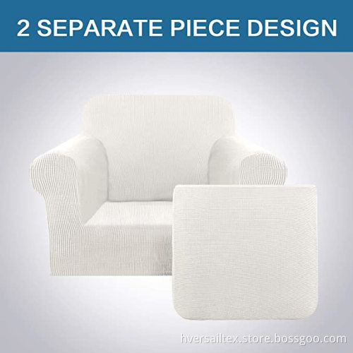2-Pieces Fåtölj Slipcovers Möbelskyddskåpa